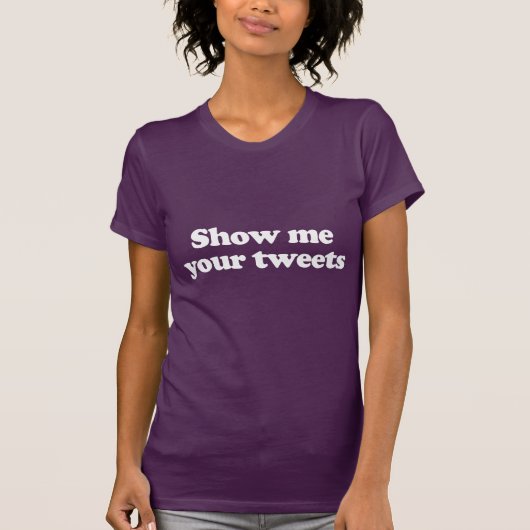 ツイートを見せて Tシャツ (正面)