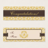 ツイートツイートベビースキニーギフトラベル3 (正面&裏面)