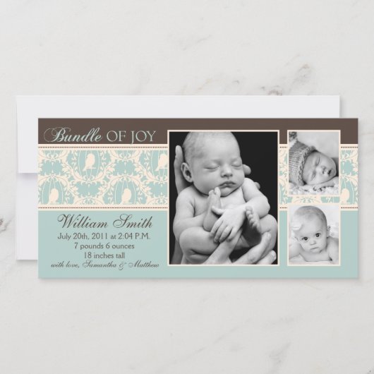 ツイート少年アナウンスメントカード 案内状 (正面)