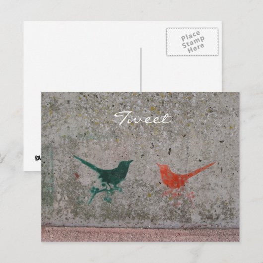 ツイート ポストカード (正面/裏面)