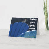 ツイート**13誕生日があなたを望む** カード (正面)