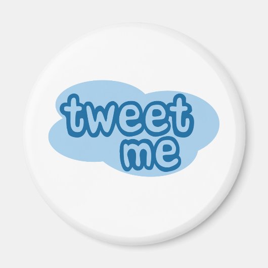 ツイート(twitter) マグネット (正面)