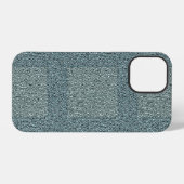 ツイードウールグレーとセージ iPhoneケース (裏面横)