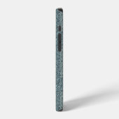 ツイードウールグレーとセージ iPhoneケース (左側面)