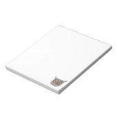 ツイードフクロウのメモ帳 ノートパッド (回転)