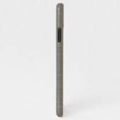 ツイードルッパーソナライズされたクメンズウォメンズバジェット iPhoneケース (右側)