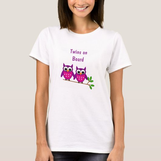 ツイ妊婦のフスTシャツ Tシャツ (正面)