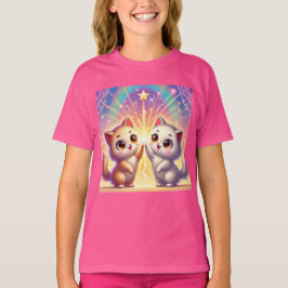 ツイ疑問に思ンズ – マジカルキャットデュオ Tシャツ