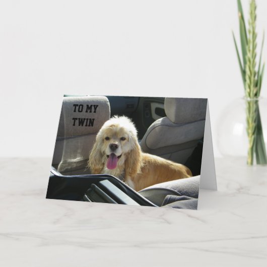 ツイ祝ン誕生日の時間 カード (正面)