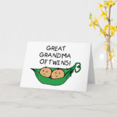 ツイ素晴らしンポッドのおばあちゃん カード (黄色い花)