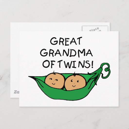 ツイ素晴らしンポッドのおばあちゃん ポストカード (正面/裏面)