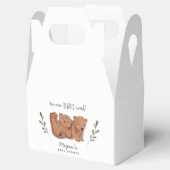 ツイ素朴ンベア赤ちゃんシャワー待ち フェイバーボックス (オープン)