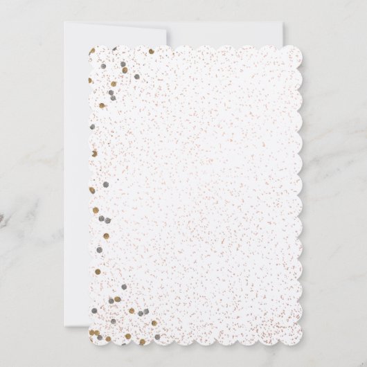 ツイ魅力的ンベアーベビーシャワー招待状 招待状 (裏面)