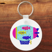 ツェッペリンに棲む可愛いゼブラ キーホルダー (正面)