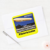 ツェッペリン型飛行船Viktoria Luise スクエアシール (封筒)