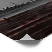 ツェッペリン飛行船ヒンデンブルク災害着色化 ポスター (角)