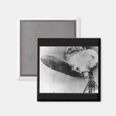 ツェッペリンLZ 129ヒンデンブルク磁石 マグネット (正面/裏面)