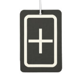 ツェナーカード |プラス記号 カーエアーフレッシュナー (正面)