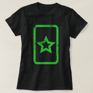 ツェナーカード 中空の5つ星{ヴィンテージ} Tシャツ