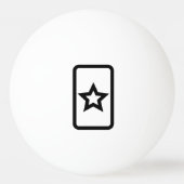 ツェナーカード |中空の5つ星 卓球ボール (裏面)