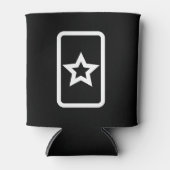 ツェナーカード |中空の5つ星 缶クーラー (正面)