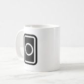 ツェナーカード |中空円 コーヒーマグカップ (正面左)