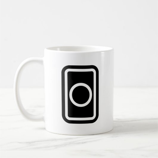 ツェナーカード |中空円 コーヒーマグカップ (左)