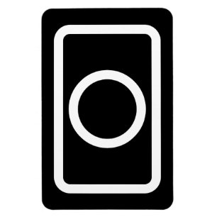 ツェナーカード 中空円 マグネット