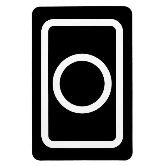 ツェナーカード |中空円 マグネット (縦)