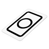 ツェナーカード |中空円 マグネット (左側)