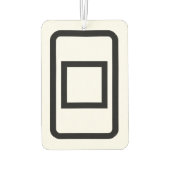 ツェナーカード |白抜き四角 カーエアーフレッシュナー (裏面)