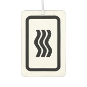 ツェナーカード | 3縦波線 カーエアーフレッシュナー (正面)