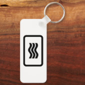 ツェナーカード | 3縦波線 キーホルダー (裏面)
