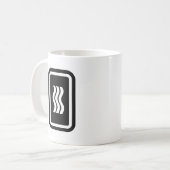 ツェナーカード | 3縦波線 コーヒーマグカップ (正面左)