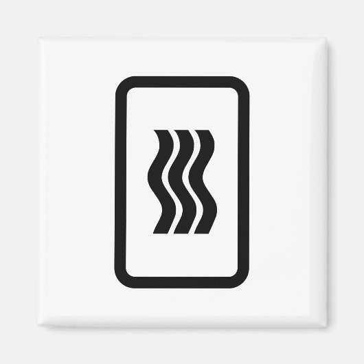 ツェナーカード | 3縦波線 マグネット (正面)