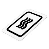 ツェナーカード | 3縦波線 マグネット (左側)