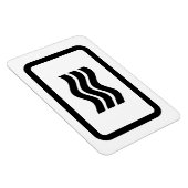 ツェナーカード | 3縦波線 マグネット (右側)