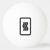 ツェナーカード | 3縦波線 卓球ボール (裏面)