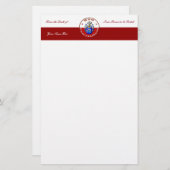 ツェルビンスキッチ家紋5.5" x 8.5"文房具 便箋 (正面/裏面)