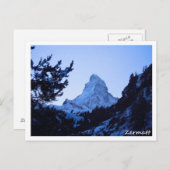 ツェルマットのはがき ポストカード (正面/裏面)