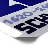 ツェルマットのスキー旅行ポスター ポスター (角)