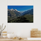 ツェルマットへの渓谷 ポスター (キッチン)