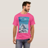 ツェルマットザスイス山 Tシャツ (正面フル)