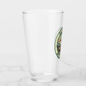 ツェルマットスイスイラストレーショントラベルアートバッジ タンブラーグラス (右)