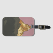 ツェルマットマッターホルンヴィンテージスイススキー ラゲッジタグ (正面横)