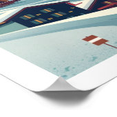 ツェルマット、スイスのマットホーンヴィンテージ ポスター (角)