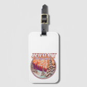 ツェルマット・スイスのロゴ ラゲッジタグ (正面縦)