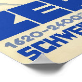 ツェルマット、スイス、スキーポスター ポスター (角)