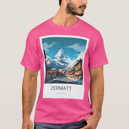 ツェルマット・スイス Tシャツ (正面)