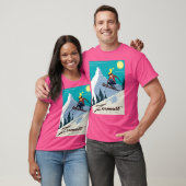 ツェルマット・スキー・ポスター Tシャツ (ユニセックス)